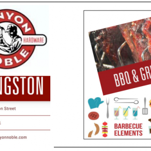 Bucket of BBQ Tools and Condiments